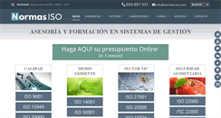 Desktop Screenshot of normas-iso.com